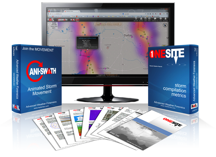 The best hail analysis tools in the industry come with every HailStrike subscription.