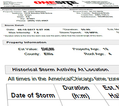 Our Intensity Scale clearly shows you the areas with higher intensity.